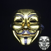 Anonymous, Vendeta maska GOLD,SILVER